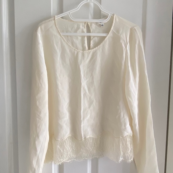 Wilfred white blouse with lace - Picture 1 of 4